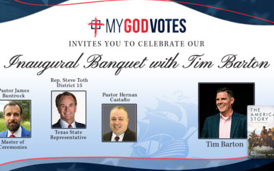 My God Votes Inaugural Banquet with Tim Barton